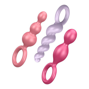 Satisfyer Booty Call Set Of 3 Multicolour Anal Plugs