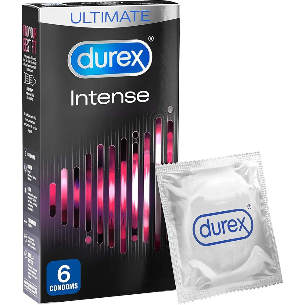 Durex Intense Ribbed And Dotted Condoms 6 Pack