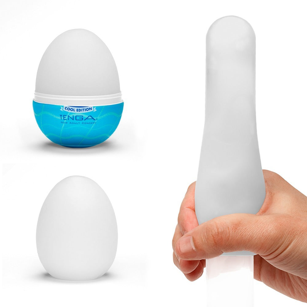 Tenga Wavy 2 Cool Edition Egg Masturbator