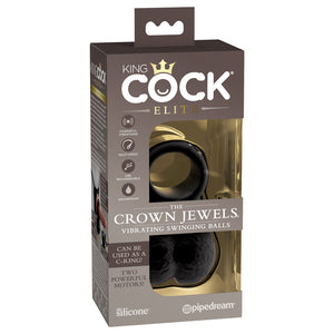 King Cock The Crown Jewels Weighted Swinging Vibrating Balls