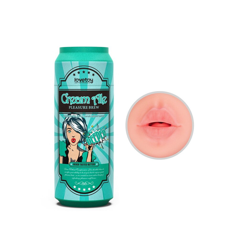 Love Toy Pleasure Brew Cream Ale Mouth Masturbator