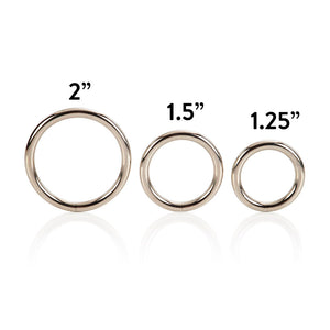 3 Piece Silver Ring Set