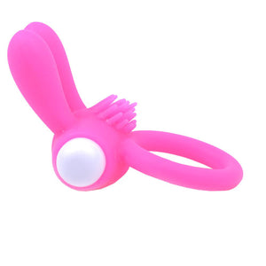 Cockring With Rabbit Ears Pink