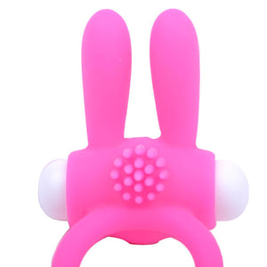 Cockring With Rabbit Ears Pink